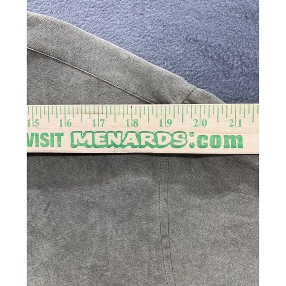 Alfani Button Down Shirt Men's Size XL Beige Short Sleeve Double Chest Pockets - Picture 4 of 12